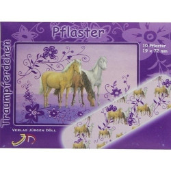 KINDERPFLASTER TRAUMPFERDCHEN - BRIEFCHEN BLAU, 10 ST – PZN 9078127
