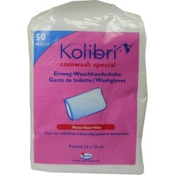 Kolibri comwash Special Waschhandsch weiss 16x24cm, 50 ST – PZN 1855040