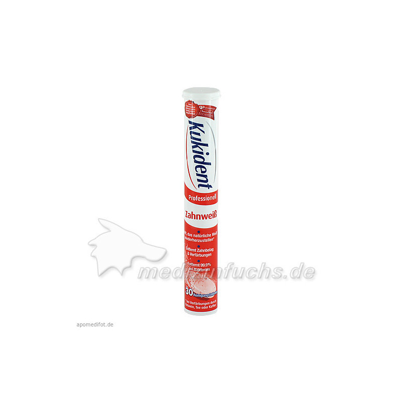 Kukident ZahnWeiß 30er Tabs, 30 ST – PZN 2782194