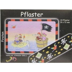KINDERPFLASTER PIRATEN - BRIEFCHEN, 10 ST – PZN 9078179