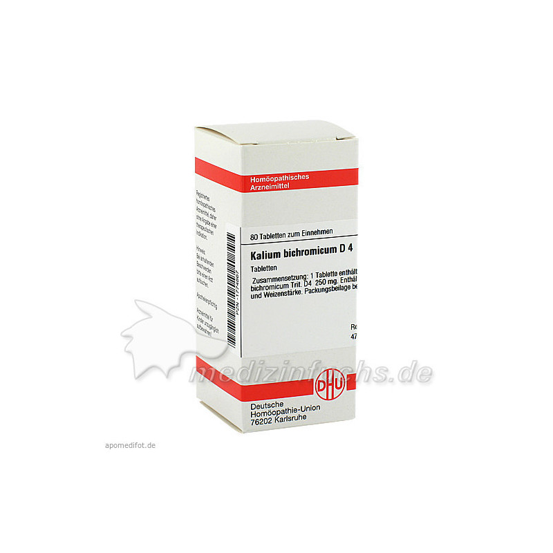 KALIUM BICHROM D 4, 80 ST – PZN 1774867