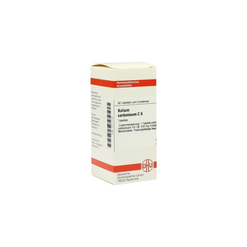 Kalium Carbonicum C 6 Tabletten (80 stk) – PZN 7171118