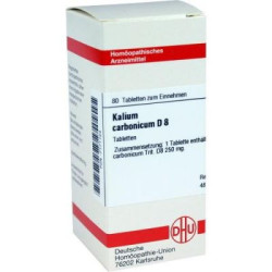 Kalium Carbonicum D 8 Tabletten (80 stk) – PZN 7171124