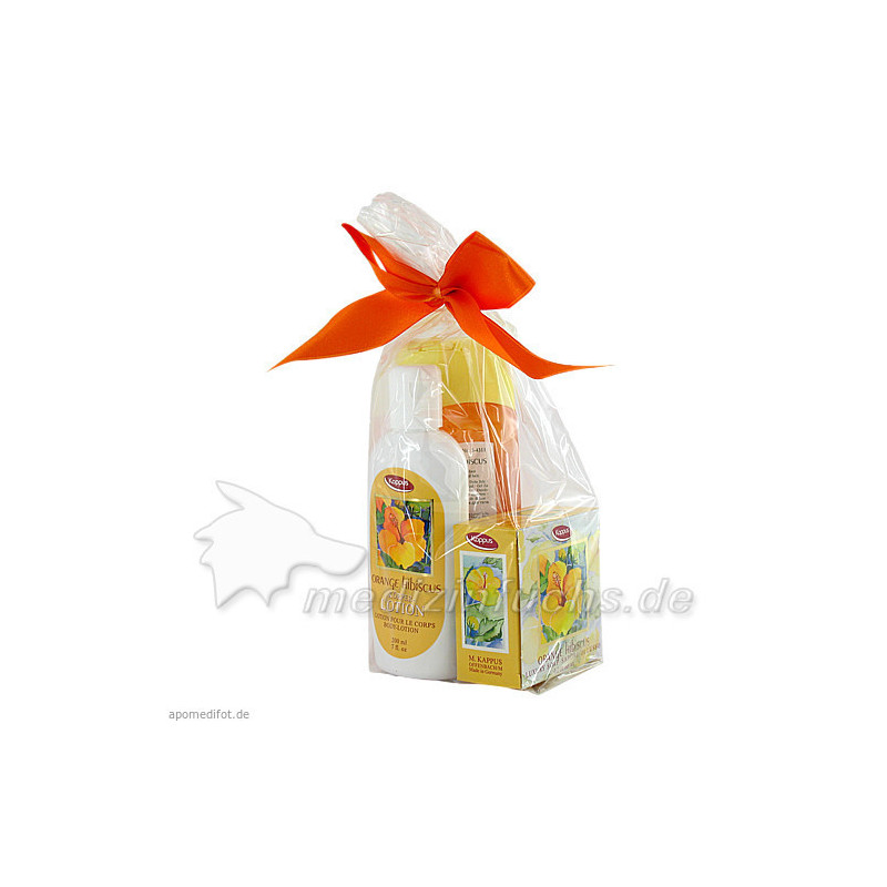 KAPPUS Orange Hibiscus Geschenkpackung, 1 P – PZN 1888393