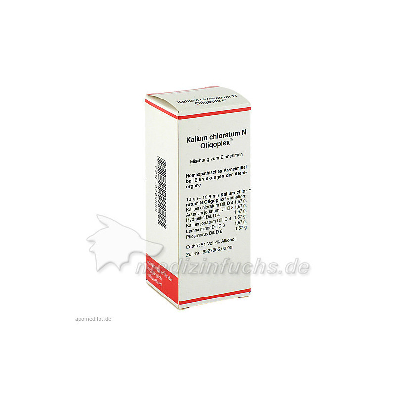Kalium chloratum N Oligoplex, 50 ML – PZN 3709839