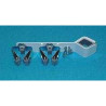 Krücken- + Stockhalter Bett- Tischbein-Mont.2Praxh, 1 ST – PZN 9609317