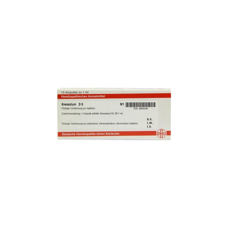 Kreosotum D 6 Ampullen (10X1 ml) – PZN 2824248