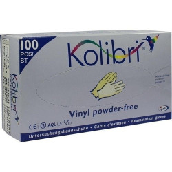 Kolibri Untersuchungshandschuh Vinyl ungepudert L, 100 ST – PZN 1414933