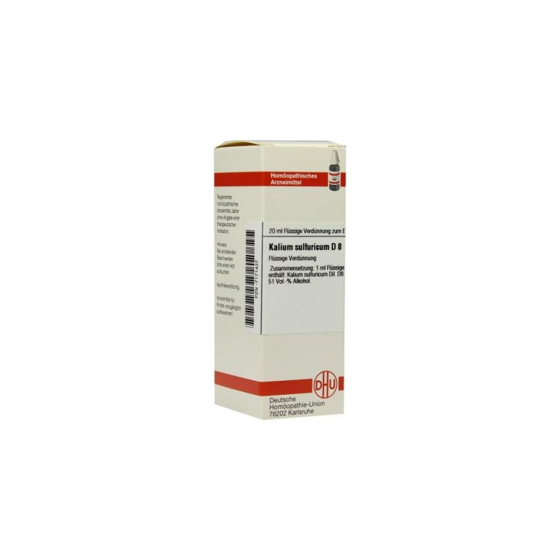 Kalium Sulfuricum D 8 Dilution (20 ml) – PZN 7171437