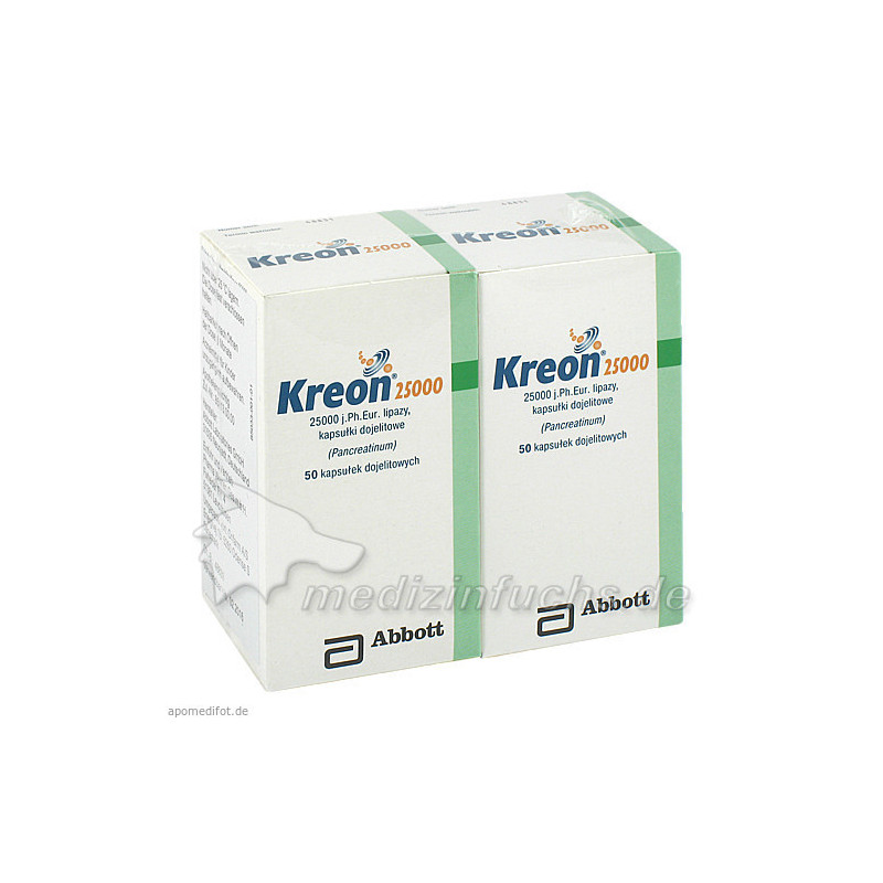 KREON 25.000 Hartkps.m.magensaftr., 100 ST – PZN 9447174