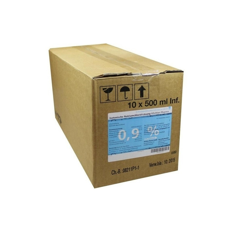 KOCHSALZ 0.9% ISOTON GLAS, 10X500 ML – PZN 4671613