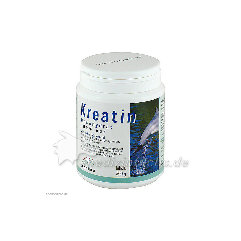 Kreatin Monohydrat 100% PUR, 500 G – PZN 1498367