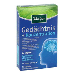 Kneipp Gedächtnis + Konzentration Kapseln (30 stk) – PZN 10032685