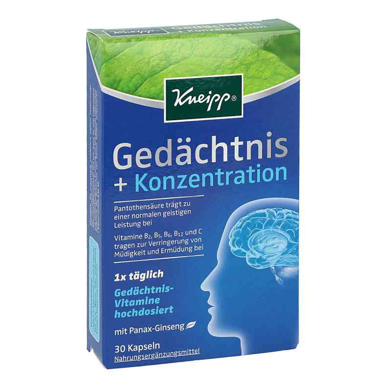 Kneipp Gedächtnis + Konzentration Kapseln (30 stk) – PZN 10032685