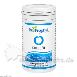 Krill-Öl Euphausia superba - 500mg reines Krillöl, 60 ST – PZN 10817765