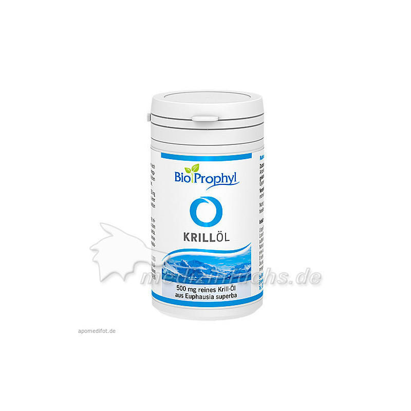 Krill-Öl Euphausia superba - 500mg reines Krillöl, 60 ST – PZN 10817765