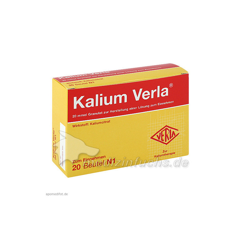 Kalium Verla Granulat, 20 ST – PZN 7712867