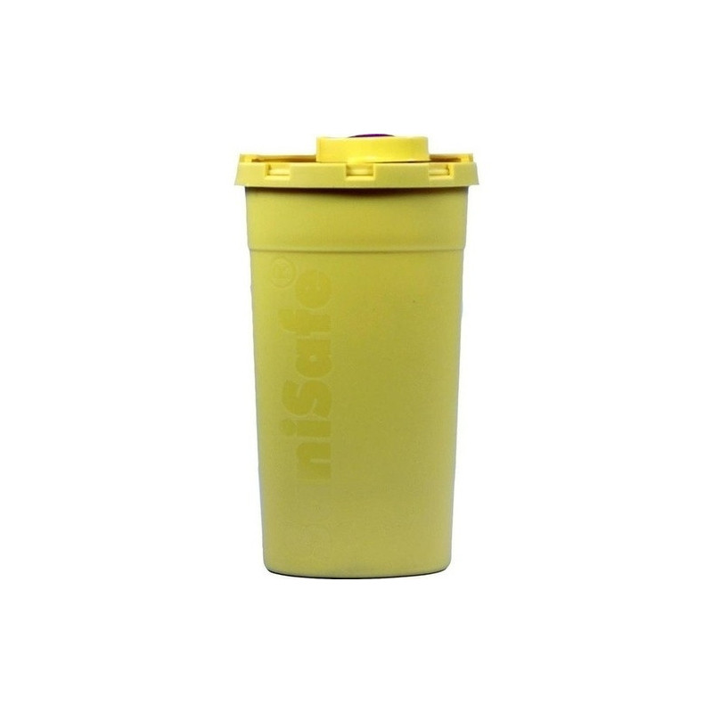 Kanüleneimer für unterwegs 0.2 Liter gelb, 1 ST – PZN 1603172