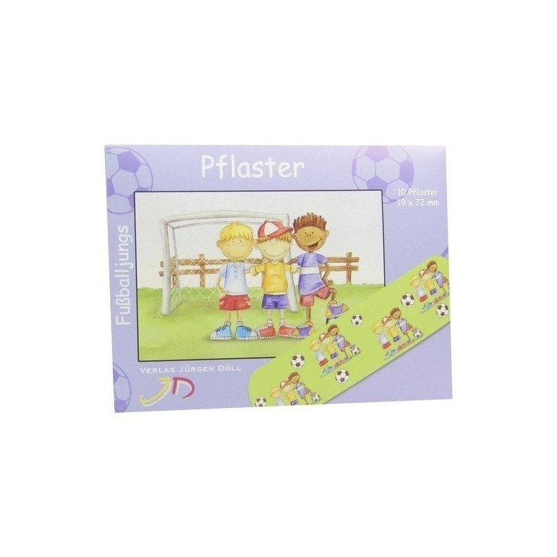 KINDERPFLASTER FUSSBALLJUNGS - BRIEFCHEN, 10 ST – PZN 9078104