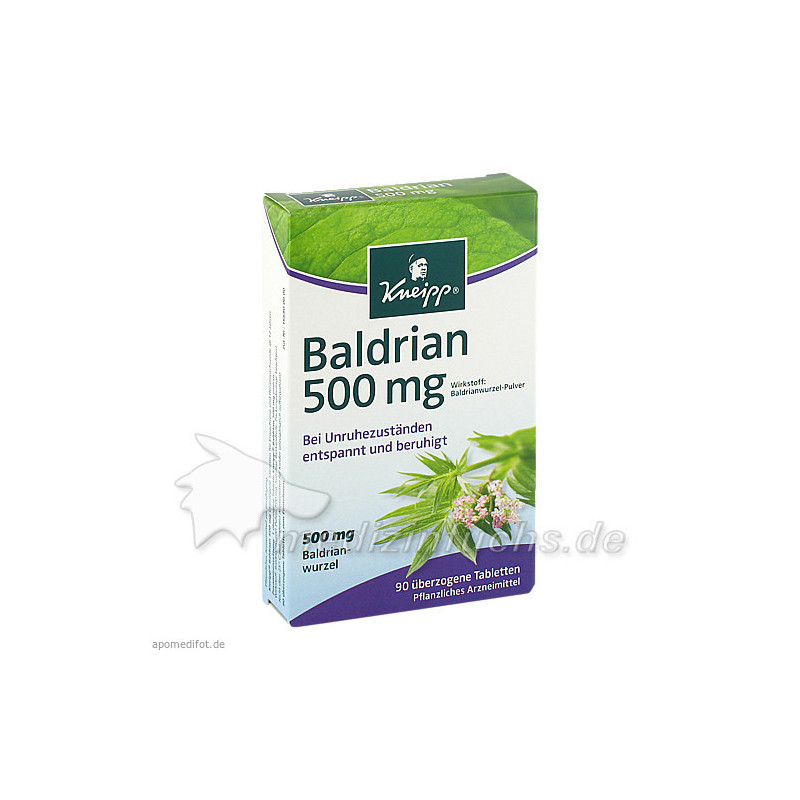 KNEIPP Baldrian 500, 90 ST – PZN 563513
