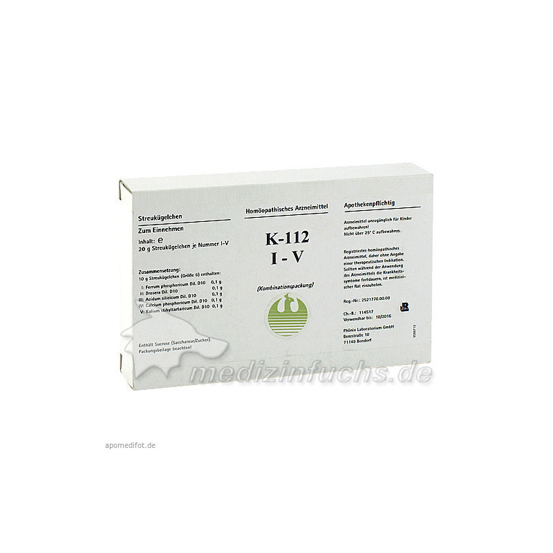 K-112 I-V, 5X20 G – PZN 1082477