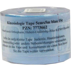 Kinesiologie Tape 5 cmx5 m blau (1 stk) – PZN 7773662