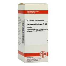 Kalium Sulfuricum D 30 Tabletten (80 stk) – PZN 2820598