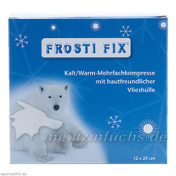 Kalt-Warm-Kompresse 12x29cm blau Vliest.FrostiFix, 1 ST – PZN 4957284