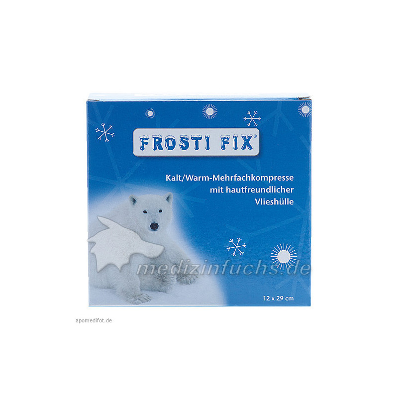 Kalt-Warm-Kompresse 12x29cm blau Vliest.FrostiFix, 1 ST – PZN 4957284