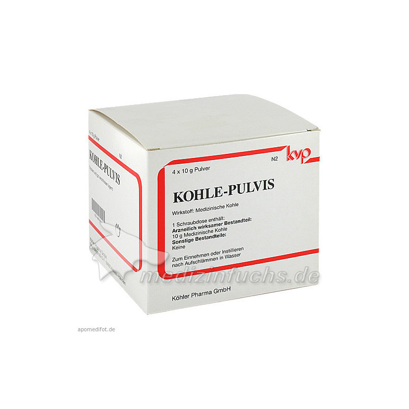 KOHLE-PULVIS, 4X10 G – PZN 8625478