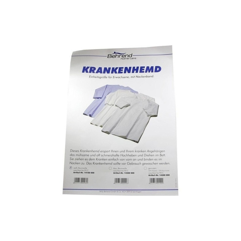KRANKENHEMD KOCHFEST WEISS, 1 ST – PZN 4559862