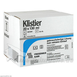 KLISTIER, 20X130 ML – PZN 2057139