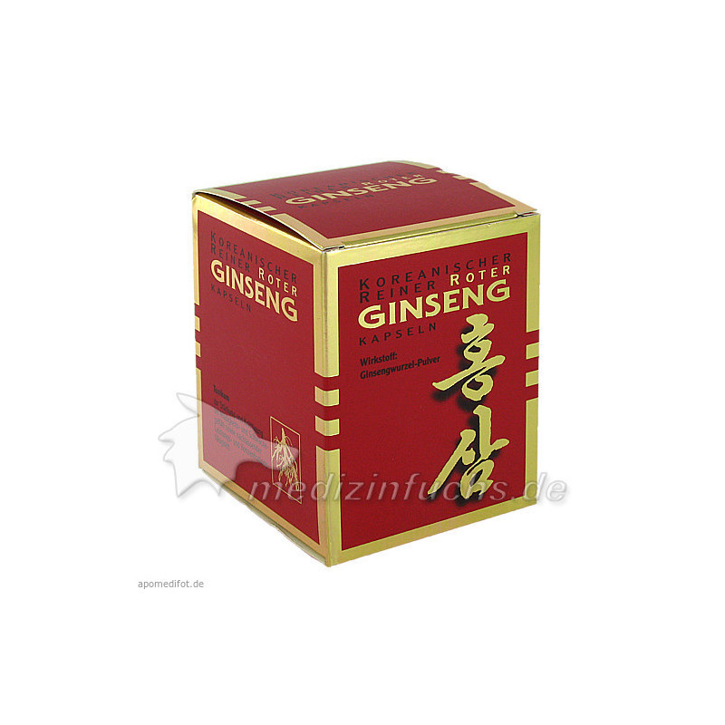 Koreanischer Reiner Roter Ginseng Wurzelpulv 300mg, 200 ST – PZN 3157593
