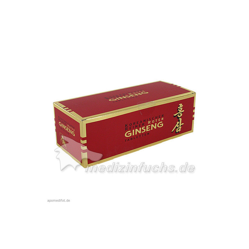 Koreanischer Reiner Roter Ginseng Wurzelpulv 300mg, 600 ST – PZN 434879