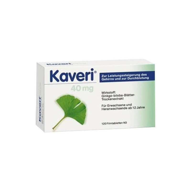 KAVERI 40 mg Filmtabletten, 120 ST – PZN 6718193