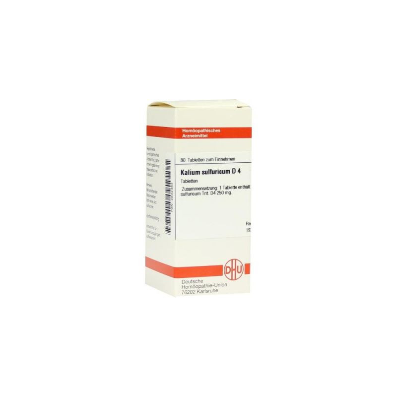 Kalium Sulfuricum D 4 Tabletten (80 stk) – PZN 2632483