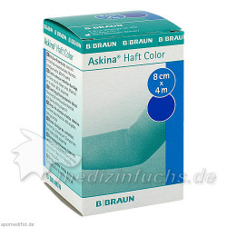 Askina Haft Color blau 8cmx4m, 1 ST – PZN 8752969