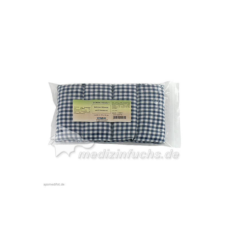 Körnerkissen mit 8 Kammern Icron Vitala ca.20x58cm, 1 ST – PZN 3649770