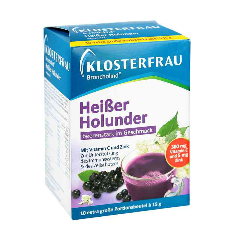 Klosterfrau Broncholind Heisser Holunder Granulat (10X15 g) – PZN 11666021