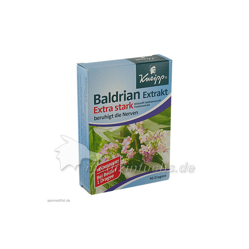 KNEIPP Baldrian Extrakt extra stark, 40 ST – PZN 4097717