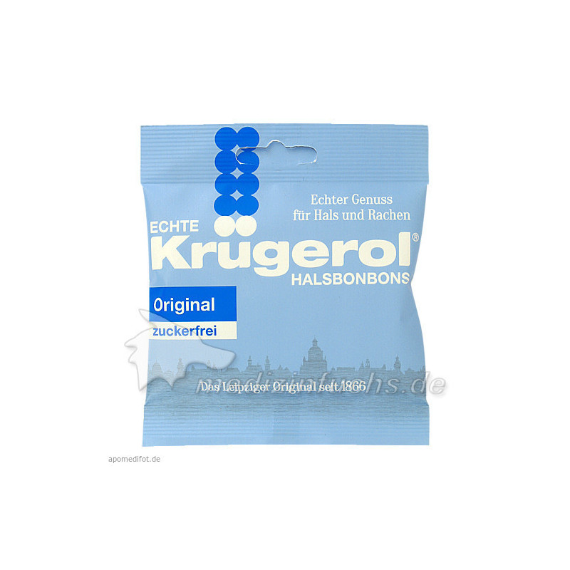 Krügerol Halsbonbons zuckerfrei, 50 G – PZN 8531470