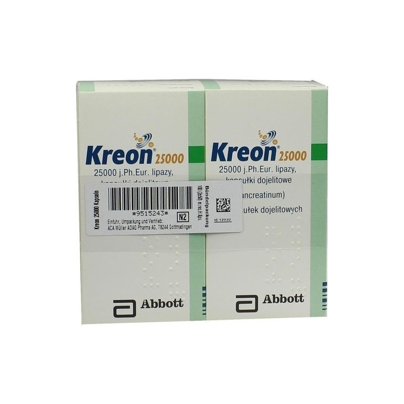 KREON 25000 Kapseln, 100 ST – PZN 9515243