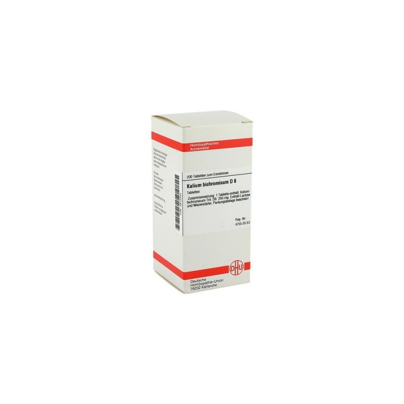 Kalium Bichromicum D 8 Tabletten (200 stk) – PZN 2812334