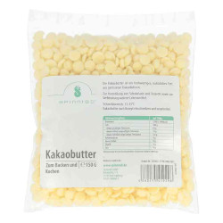 Kakaobutter Pellets zum Backen (150 g) – PZN 9937872