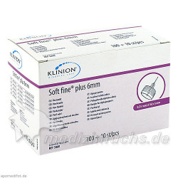 Klinion Soft fine plus 6mm 31G (0.25mm), 110 ST – PZN 9166245