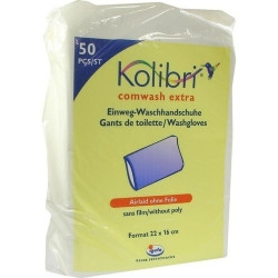 Kolibri comwash extra Waschhandsch unfoliert16x24, 50 ST – PZN 1869881