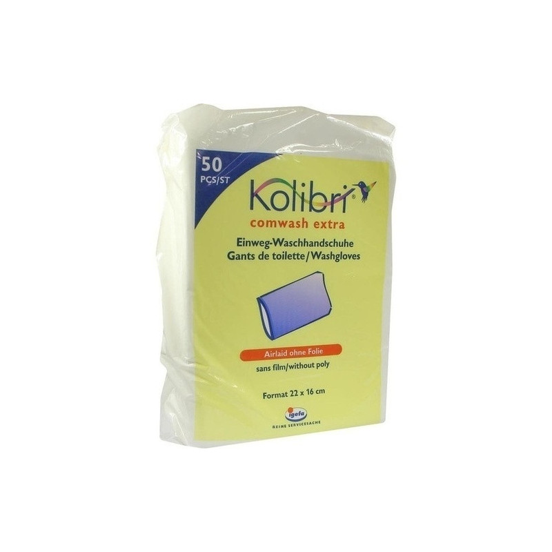 Kolibri comwash extra Waschhandsch unfoliert16x24, 50 ST – PZN 1869881