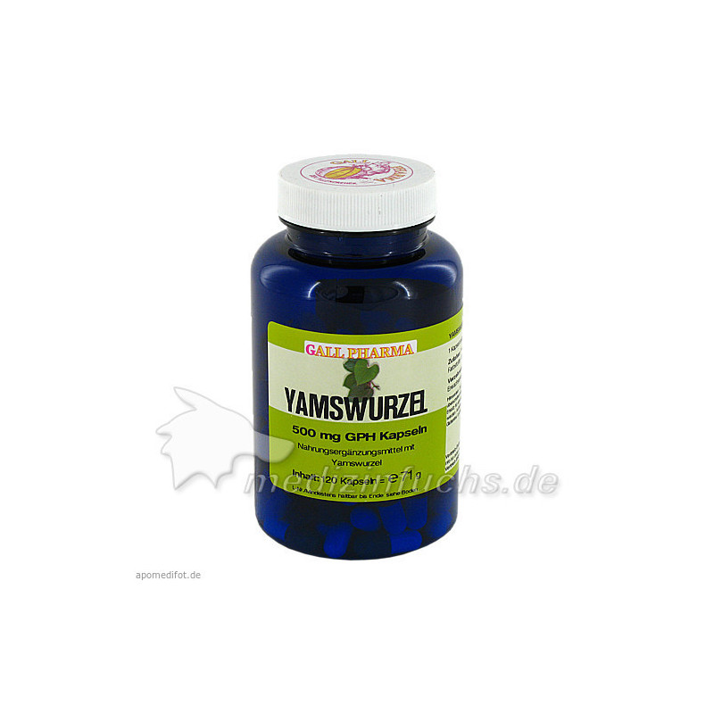 YAMSWURZEL 500 mg GPH Kapseln, 120 ST – PZN 3378302