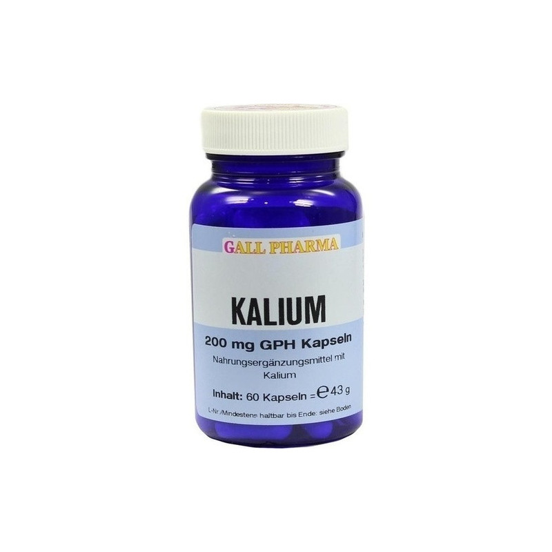Kalium 200mg GPH Kapseln, 60 ST – PZN 4569205