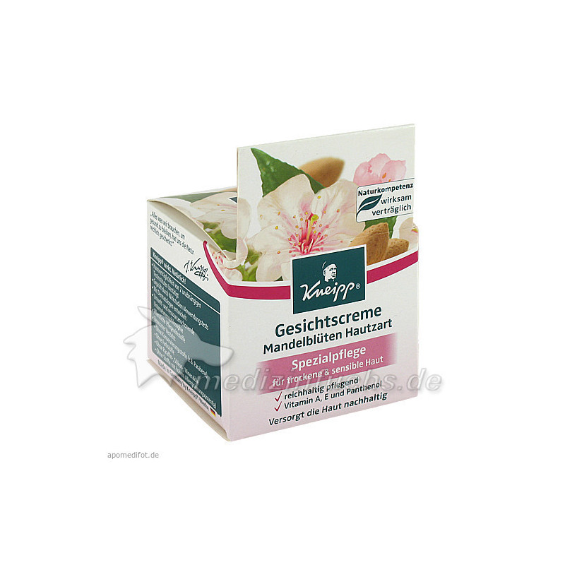 Kneipp Gesichtscreme Mandelblüten Hautzart, 50 ML – PZN 836164